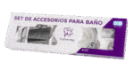 Set Accesorios Baño Ducha Acero Inox 6 Pzs Metalico Tawak Sf AC07 - Image 2