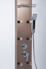Ducha Escocesa Tipo Madera Panel Columna Inox Boston Tawak - Image 4