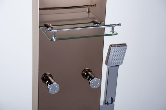 Ducha Escocesa Tipo Madera Panel Columna Inox Boston Tawak - Image 5