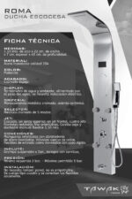 Ducha Escocesa Columna 7 Jet Display Tawak - Roma - Image 6