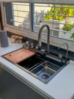 Bacha Cocina Smart Led Inteligente Inoxidable 304 75cm Tawak Gris oscuro - Image 2
