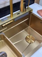 Bacha Cocina Smart Led Inteligente 80cm Tawak Inoxidable 304 Dorado - Image 7