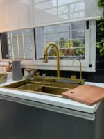 Bacha Cocina Smart Led Inteligente 80cm Tawak Inoxidable 304 Dorado - Image 8