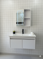 Combo Mueble Vanitory Baño 80 Cm Aluminio Espejo Led Tawak03 - Image 7