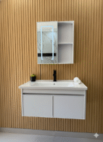 Combo Mueble Vanitory Baño 80 Cm Aluminio Espejo Led Tawak03 - Image 8