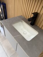 Combo Mueble Vanitory Baño 60 Cm Aluminio Espejo Led Tawak01 - Image 4