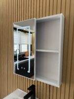 Combo Mueble Vanitory Baño 60 Cm Aluminio Espejo Led Tawak03 - Image 4