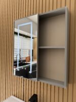 Combo Mueble Vanitory Baño 80 Cm Aluminio Espejo Led Tawak02 - Image 5