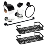 Combo Set de Accesorios AC07Black+ 2 Estantes