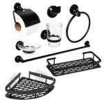 Combo Set de Accesorios AC07Black+ Estante + Esquinero