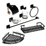 Combo Set de Accesorios AC11Black+ Estante + Esquinero